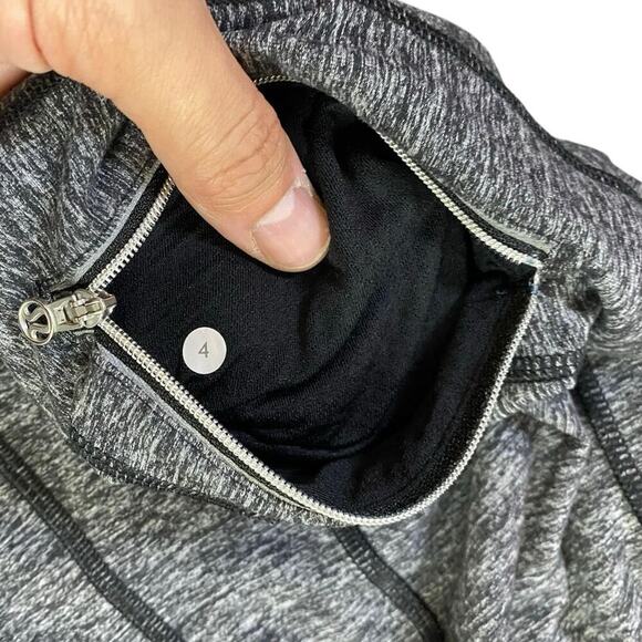 Lululemon Run: Back On Track Heathered Black Pullover - 4 - Picture 7 of 7